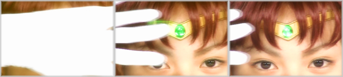 La ragazza crea la [[tiara