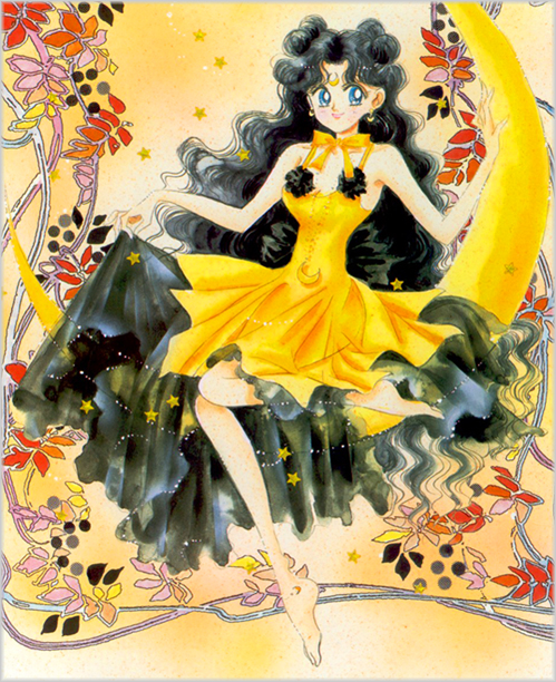 La versione umana di Luna nel manga (primo costume)