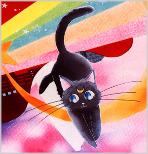 Luna in una delle prime illustrazioni di [[Naoko Takeuchi