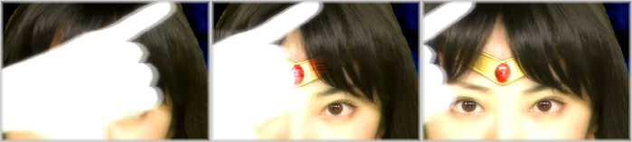 La ragazza crea la [[tiara