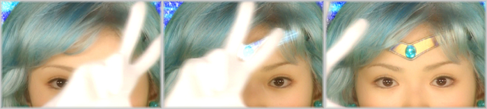 La ragazza crea la [[tiara