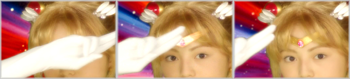 La ragazza crea la [[tiara