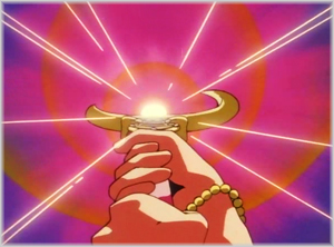 La Moon Stick permette di governare l'incalcolabile potere del [[Cristallo Argenteo Dell'Illusione