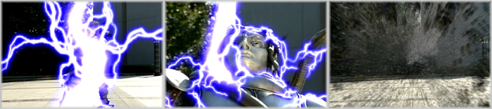 Il Supreme Thunder disintegra uno [[youma